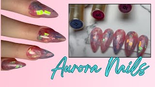 Born Pretty nailart tutorial I einfach I bornprettyofficial nails auroranails nailart [upl. by Leunas820]