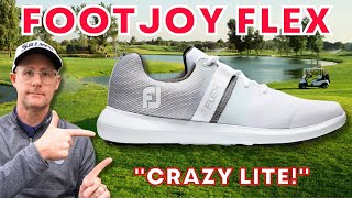 The Footjoy Flex Golf Shoe Extreme Comfort And Very Affordable [upl. by Ydnas]