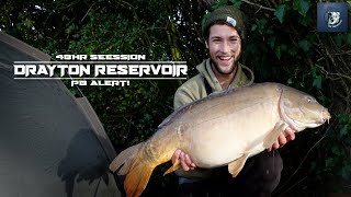 48hrs Carp fishing at Drayton Reservoir  PB ALERT [upl. by Charla]