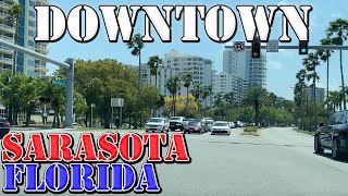 Sarasota  Florida  4K Downtown Drive [upl. by Harlan]