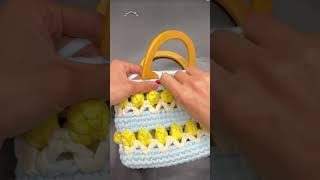 Crochet Bag Tutorial 크로 셰 뜨개질 가방 튜토리얼 Tığ İşi Çanta Eğitimi かぎ針編みバッグのチュートリアル crochet 뜨개질 shorts [upl. by Calia332]