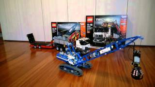 Lego Technic 42042 Crawler Crane Power functions [upl. by Rosemarie]