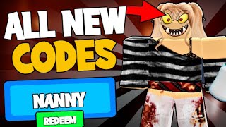 ALL NANNY CODES October 2022  ROBLOX Codes SECRETWORKING [upl. by Barnabas]