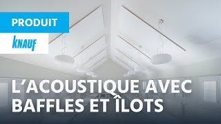 Lacoustique en toute légèreté ► Baffles et îlots Knauf Single Smart [upl. by Nelehyram]