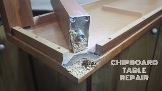 Cheap and Easy DIY  How to Fix Broken Particle Board Furniture [upl. by Kedezihclem]