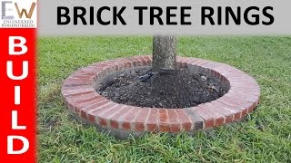 How to Build Brick Tree Rings  DIY [upl. by Nalloh]