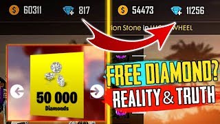 How To Get Free Diamonds In Free Fire 2019  Reality Explain Garena Free Fire [upl. by Dagney293]