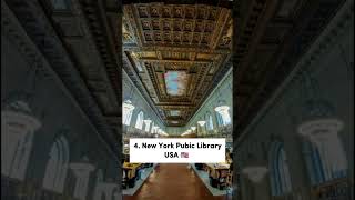 Top 8 Most Magnificent Libraries In The World 🌎 2023 shorts [upl. by Eednac128]