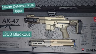 Unboxing  Maxim Defense 300 BLACKOUT Upper [upl. by Acirderf]