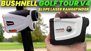 Bushnell Golf Tour V4 Slope Laser Rangefinder Golfers Review 2024 Bushnell Rangefinder [upl. by Ettedo753]