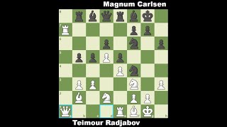 Teimour Radjabov 2713 vs Magnus Carlsen 2881  Vugar Gashimov Mem 2014  Shamkir AZE [upl. by Hortense]