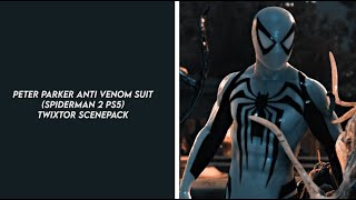 peter parker anti venom suit spiderman 2 ps5 twixtor scenepack [upl. by Vano]