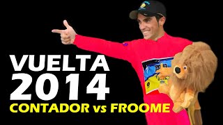 VUELTA A ESPAÑA 2014 CONTADOR vs FROOME [upl. by Emawk]