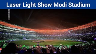 Laser Show Narendra Modi Stadium Light Show Specially For World Cup 2023 Closing Ceremony [upl. by Auqeenahs]