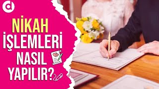 2024 Resmi Nikah İşlemleri  Nikah Başvurusu Nasıl Yapılır  Düğüncom [upl. by Enaols516]