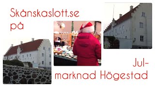 Julmarknad i Skåne på Högestads gods [upl. by Ainavi]