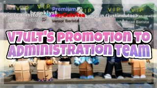 v7ults Promotion To Administration Team  Frappe ROBLOX [upl. by Kele988]