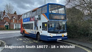 Stagecoach 18077 Dennis Trident Voith€3 WA04CTF  Turbo Leak [upl. by Ainsworth]