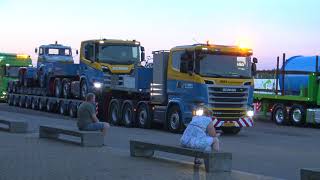 ZWAARTRANSPORT OP DE TRUCKSTAR FESTIVAL IN ASSEN 2018 [upl. by Kazue8]