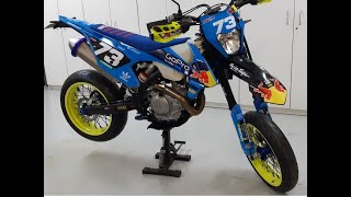 KTM 500 EXCF Six Days Supermoto Full Build [upl. by Christiane]