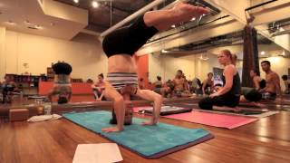 Yoga Tips with Christina Sell  tripod headstand bakasana urdhva dhanurasana [upl. by Rodie]