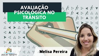 Avaliação psicológica no trânsito [upl. by Audrit]