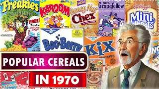 21 American Vintage Cereals from the 1970s [upl. by Ahseinek624]