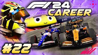 F1 24 CAREER MODE Part 22 Shock Race Winner in Chaotic Las Vegas GP Red Flag Shocker [upl. by Wendolyn464]