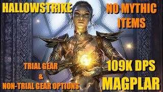 ESO Magicka Templar DPS 109K NonTrial Gear Build amp Guide  High Isle amp Necrom [upl. by Ttenrag]