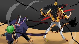 ROB LUCCI VS ZORO Fan animation  One piece chapter 1111 [upl. by Neeli]