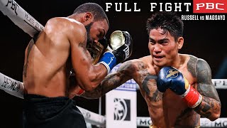 Russell vs Magsayo FULL FIGHT January 22 2022  PBC on Showtime [upl. by Sirob438]