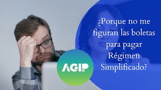 ¿Por qué no me figuran las boletas para pagar Régimen Simplificado [upl. by Enyala]