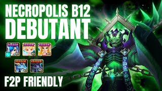 VOTRE PREMIÈRE TEAM NECROPOLIS B12  AVANT LA TRICARU  Summoners war fr guide débutant [upl. by Anyl]