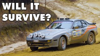 The Turbo 5 Cylinder Swapped 944s FIRST STAGE RALLY  Built by Mike [upl. by Nels]