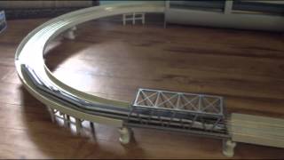 Testing 4 Kato N scale Unitrack [upl. by Llehsim]