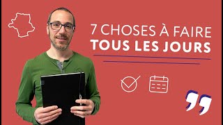 7 activités que tu peux faire tous les jours pour améliorer ton français [upl. by Oyek14]