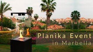 Planika Event Marbella 2022  Automatic Ethanol Fireplaces amp Outdoor Gas Fires [upl. by Erlinna]