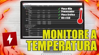 COMO MONITORAR A TEMPERATURA DO PC COM HWMONITOR GUIA COMPLETO [upl. by Noraf]