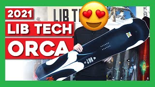 2021 LIB TECH ORCA SNOWBOARD SNEAK PEEK [upl. by Nomrej969]