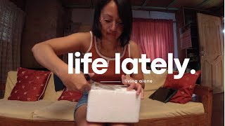 LIVING ALONE Chatty Vlog Random Days Unboxing Stuff and I Got a Cat [upl. by Notserp]