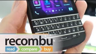 BlackBerry Q10 review Firstlook [upl. by Ramgad]