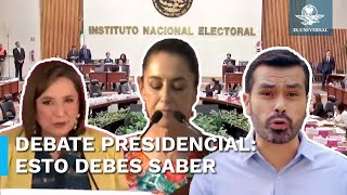 Primer Debate Presidencial ¿dónde y cuándo verlo [upl. by Odnanreh]