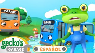 Rescatando a Barry en el estanque🏞️  🐸 Garaje de Gecko  Carros para niños  Vídeos educativos [upl. by Flower]