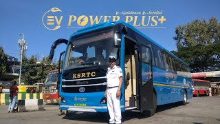 MYSURU to BENGALURU in 2 HRS  Inaugural Journey of KSRTCs First Intercity Electric Bus Power Plus [upl. by Ula682]