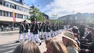 Schützenfest Willich 2024 Aufmarsch zur Parade mit dem BSMK Kleinenbroich [upl. by Aeht]