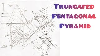 311Orthographic Projections of a Pentagonal Pyramid [upl. by Rednael]