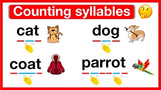 How to count syllables 🤔  What are syllables  Breaking down words [upl. by Malha922]