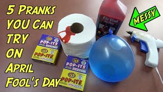 5 Mean Pranks You Can Do On April Fools Day  HOW TO PRANK Evil Booby Traps For Easter [upl. by Irtemed]