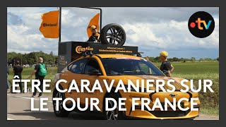 Et si vous deveniez caravaniers du Tour de France [upl. by Akinohs]