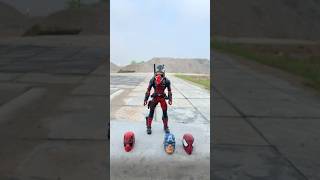 Deadpool vs Red Hulk Choose Mask  Marvel Toys [upl. by Poppo943]